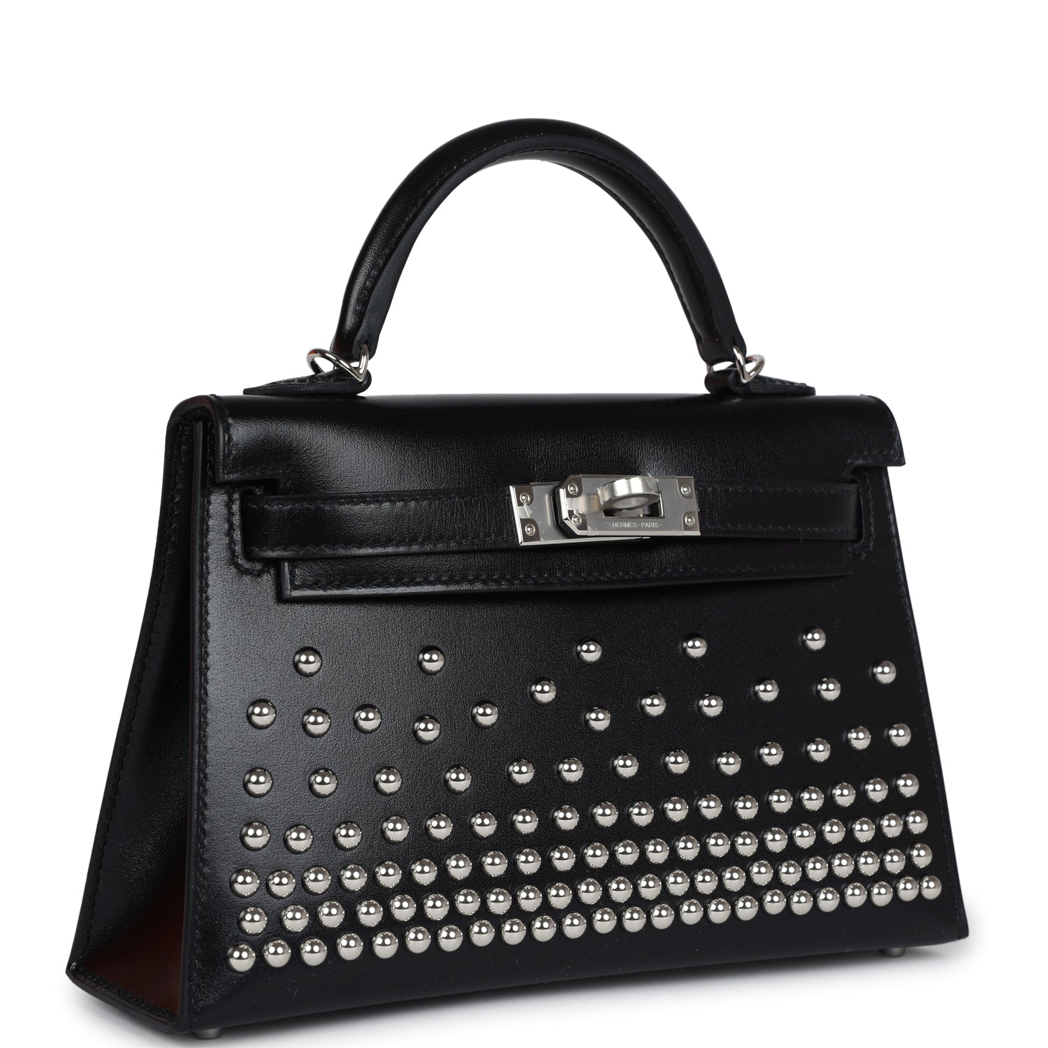 Kelly Sellier 20 Clouté Black Box Palladium Hardware