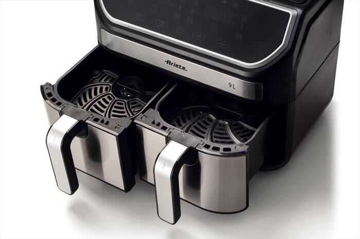 ARIETE - Friggitrice ad aria 4625-Nero, Argento