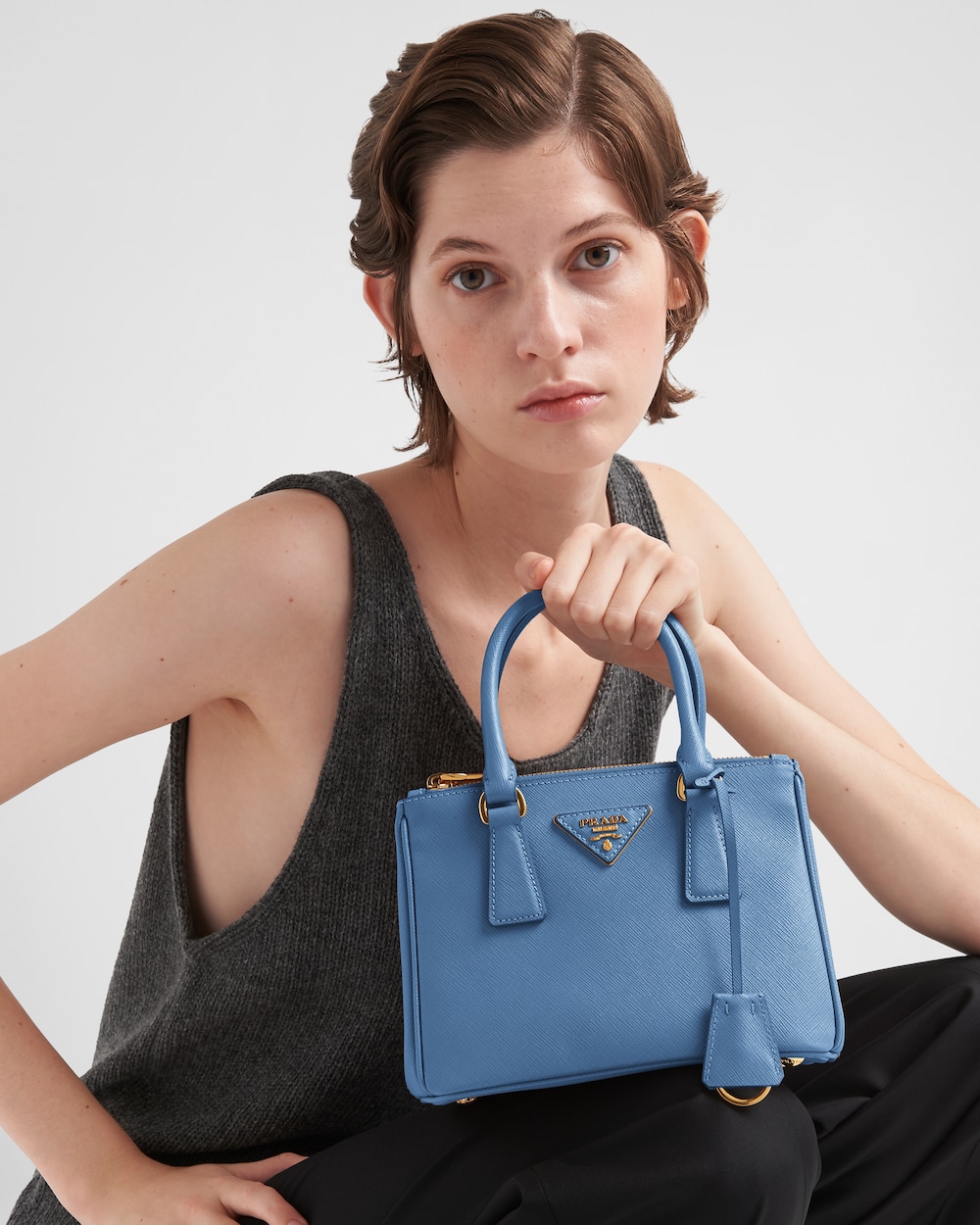 Galleria Saffiano Leather Mini-Bag