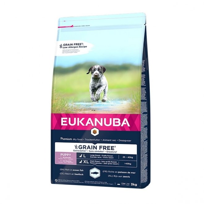 Eukanuba Grain Free Puppy Large & Extra Large Breed Ocean Fish