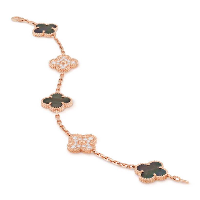 Vintage Alhambra bracelet, 5 motifs