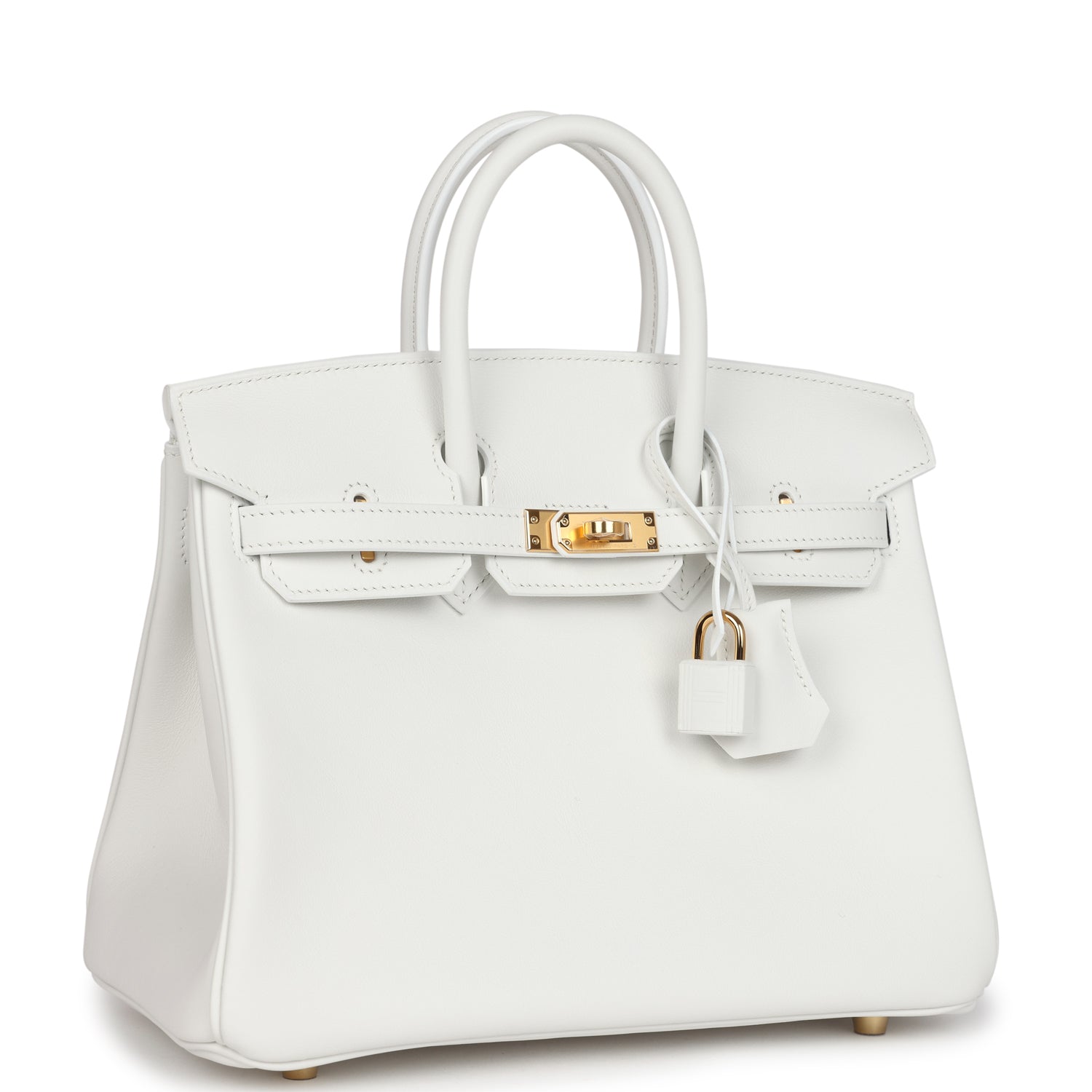Birkin 25 New White Swift Gold Hardware