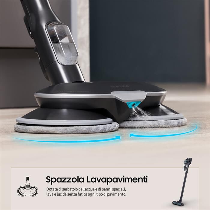 SAMSUNG - Scopa elettrica JET 85 PREMIUM VS20C852FTB-Midnight Blue