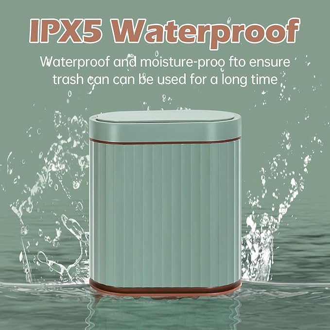 SMARTTOSS Bathroom Trash Can with Automatic