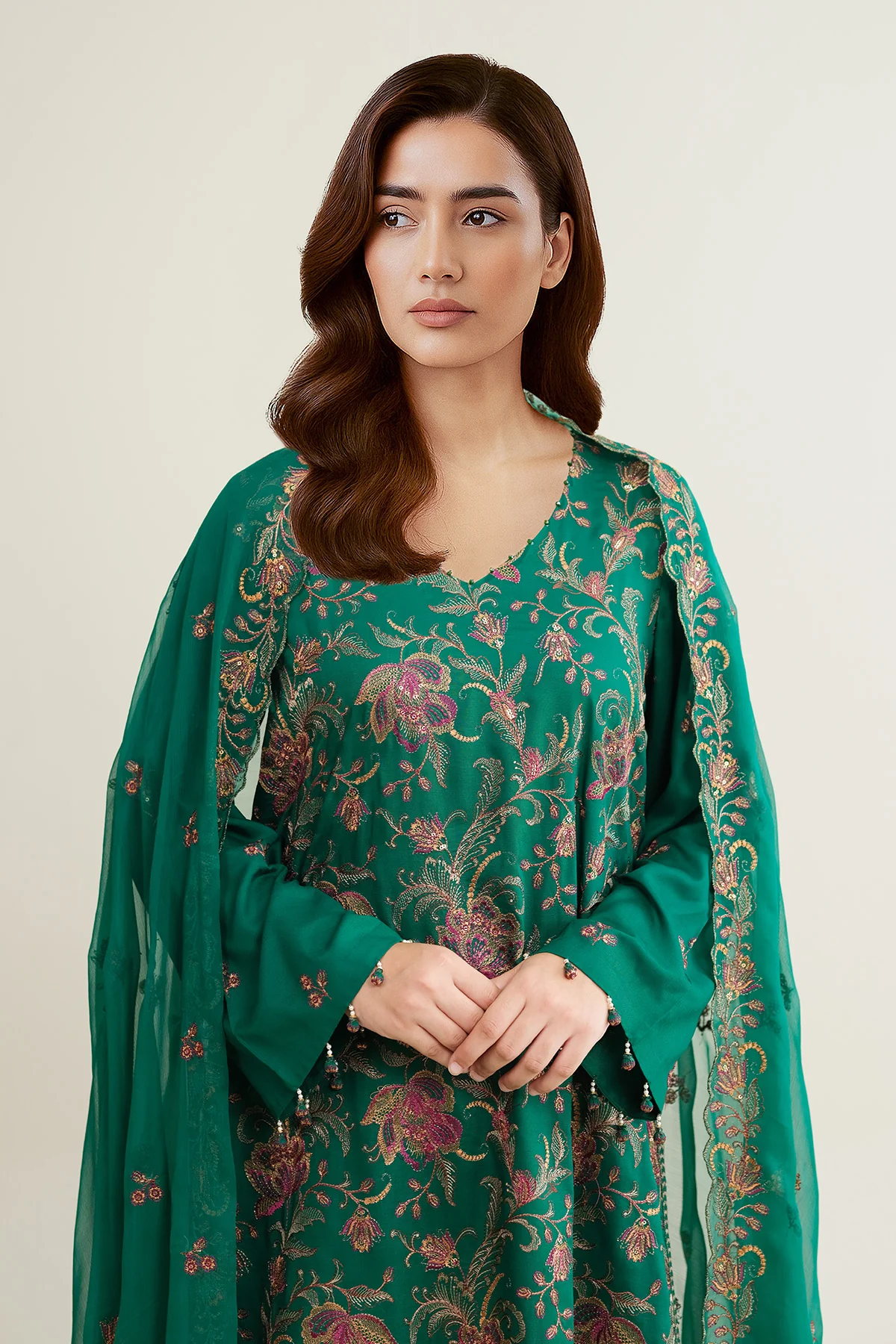 RAW SILK | EMBROIDERED