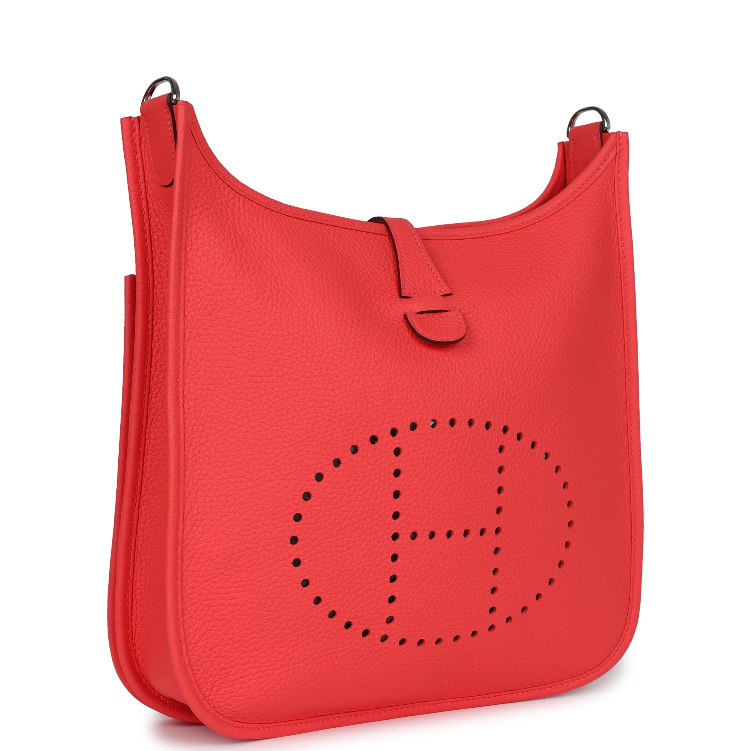 Evelyne III PM Rose Texas Clemence Palladium Hardware