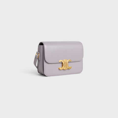 TEEN TRIOMPHE BAG IN SHINY CALFSKIN LIGHT LILAC