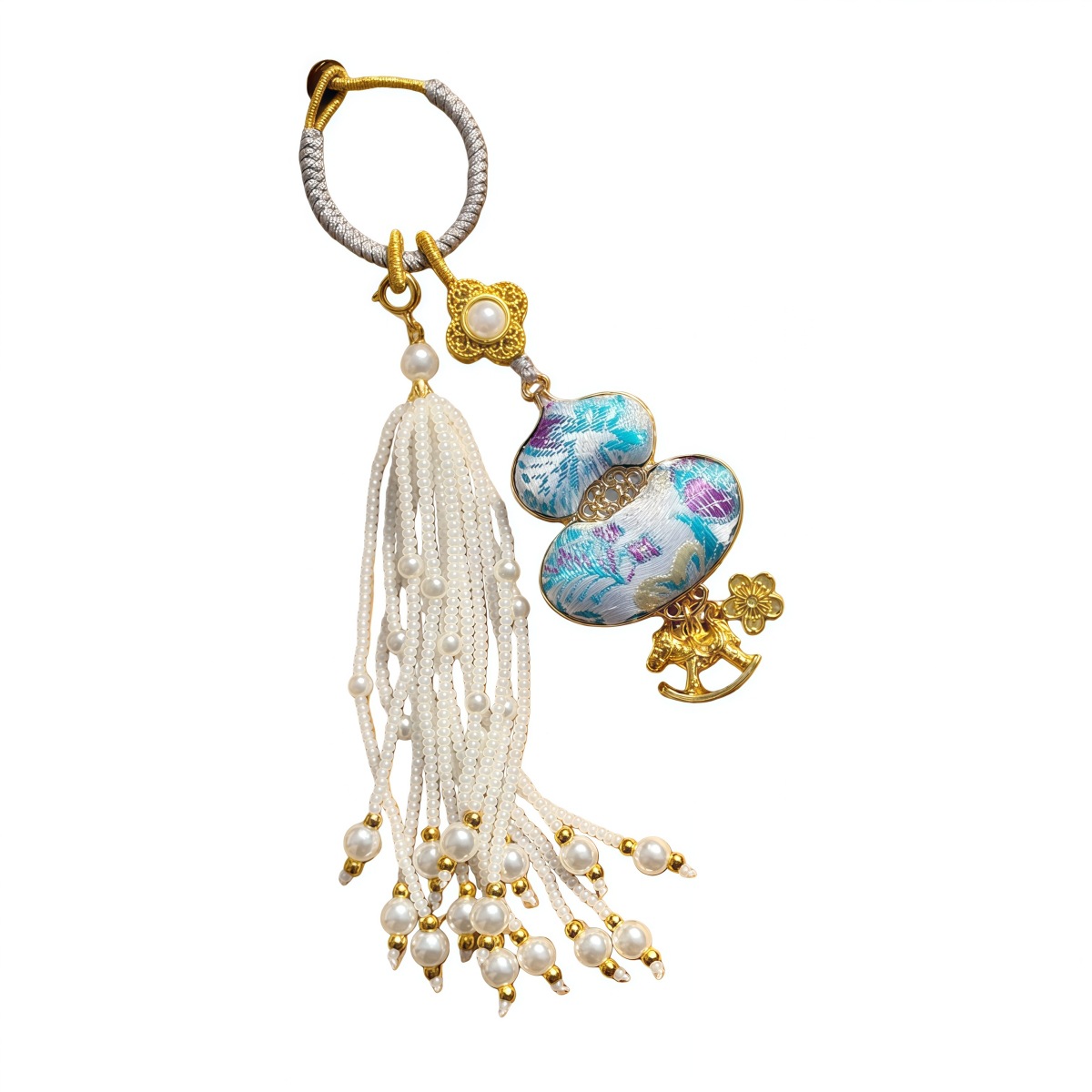 Chinese style embroidery gourd pendant decoration