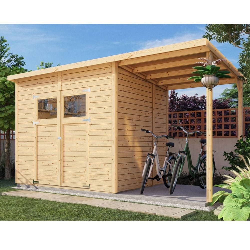 Casetta da giardino con tetto Pavimento