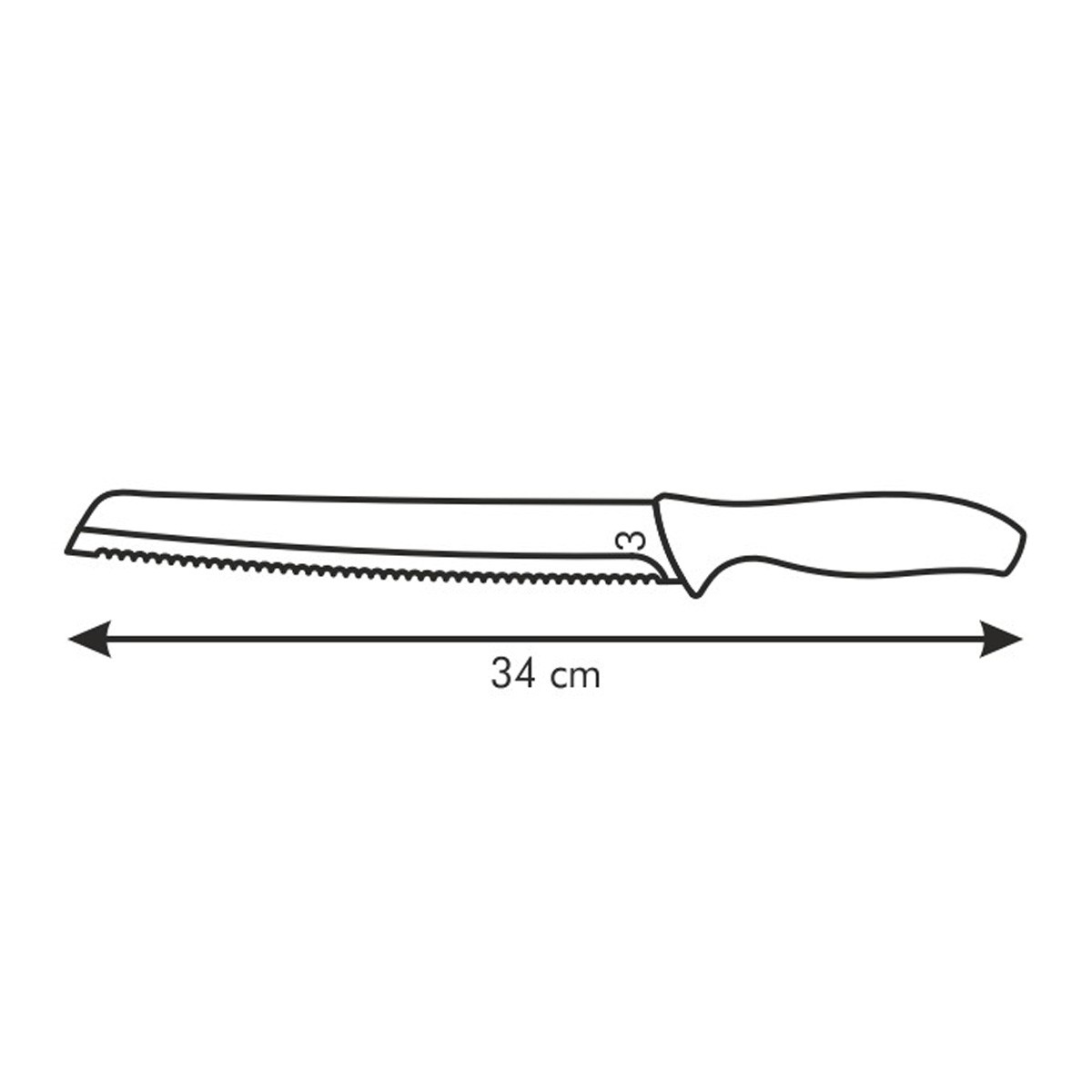 Nůž na chléb SONIC 20 cm
