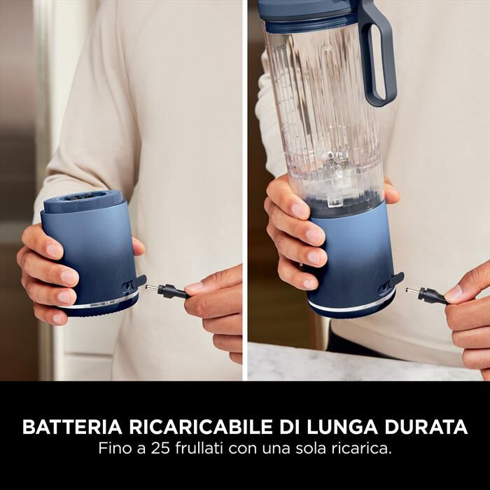 NINJA - FRULLATORE PORTATILE BLAST MAX-Blu Navy
