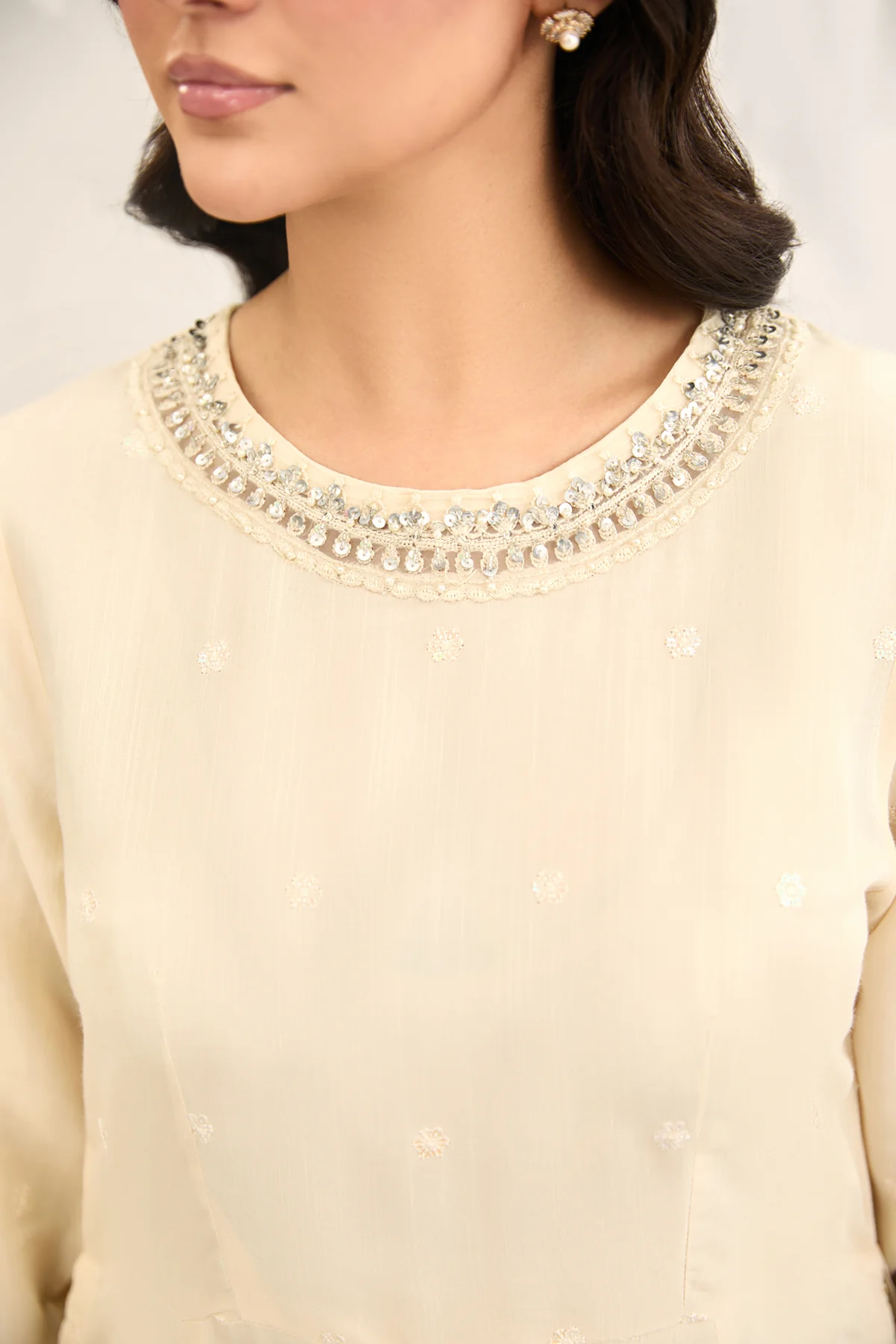 RAW SILK | EMBROIDERED