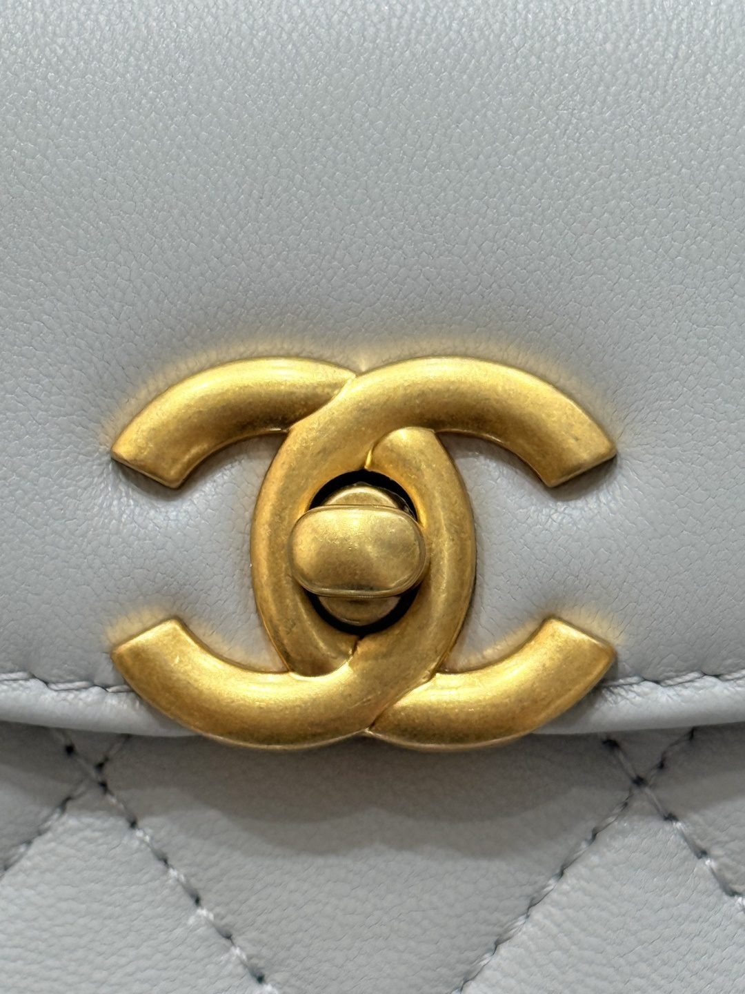 Mini Kelly Bag with Handle（Light Grey） - Mocuir