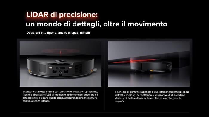 ROBOROCK - Aspirapolvere robot SAROS 10-Black