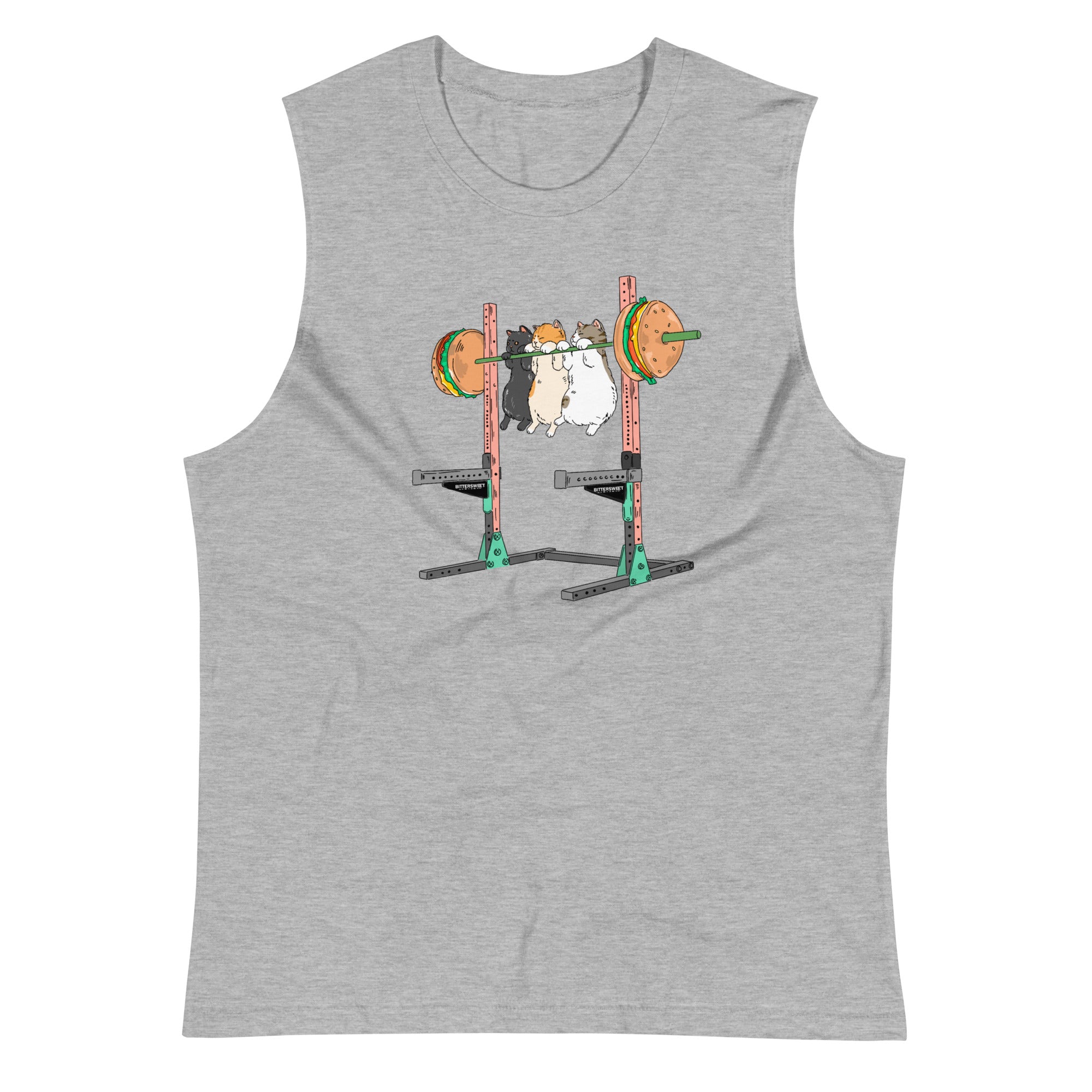 Squat Stand Challenge Tank top. Gym tanks. Sport tanks. Cat T shirt tanks