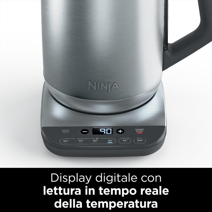 NINJA - Bollitore KT201EU PRECISION TEMP. ELECTRIC KETTLE-ACCIAIO