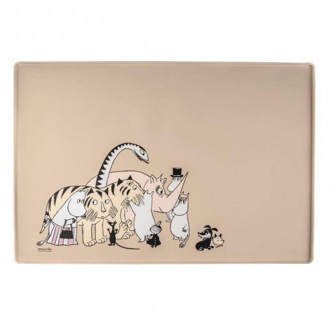 Moomin For Pets silikonunderlag beige