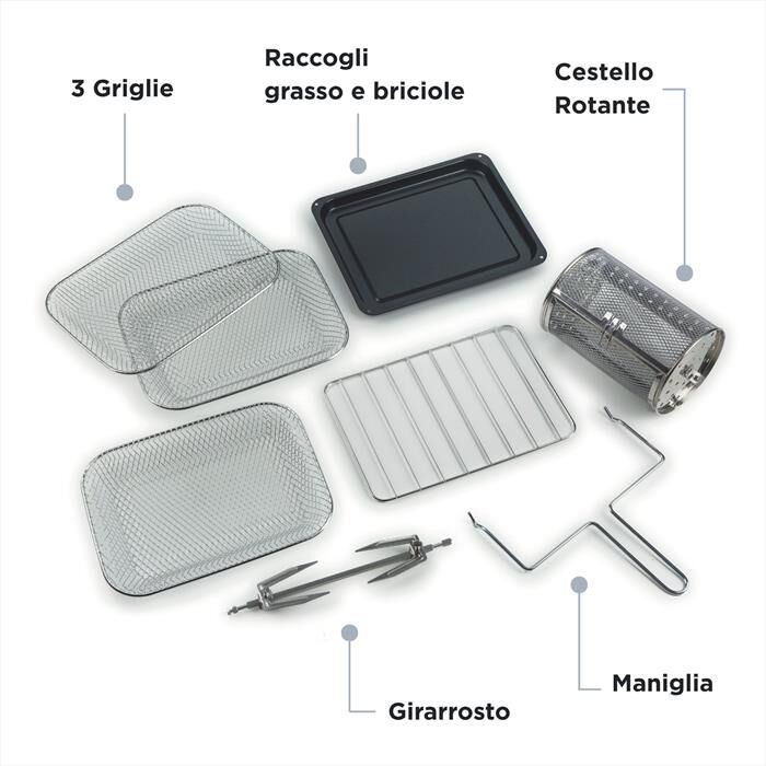 ARIETE - Friggitrice ad aria 4632-Celeste