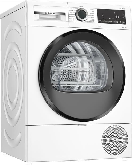 BOSCH - Asciugatrice Serie 6 WQG243D9IT 9Kg Classe C-Bianco