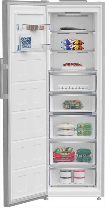 BEKO - Congelatore verticale B5RMFNE314X Classe E 286 lt-Inox