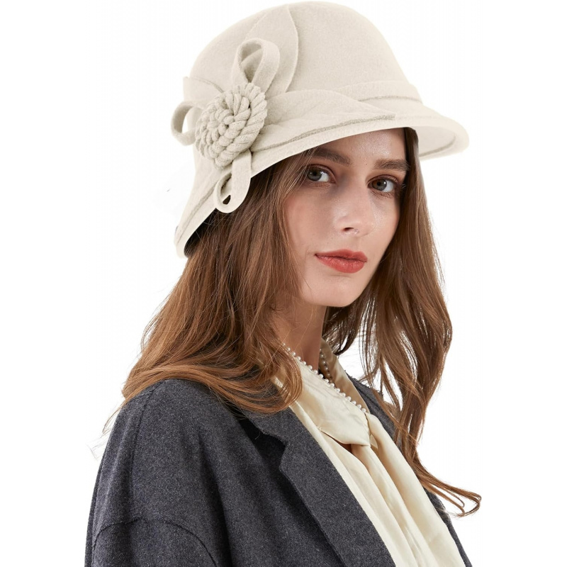 Ladies Wool Felt Bucket Hat