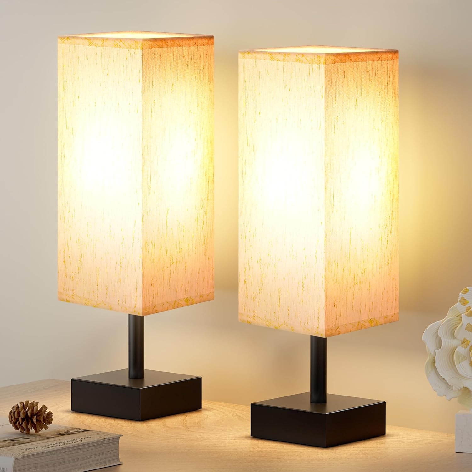 Beige Bedroom Table Lamp