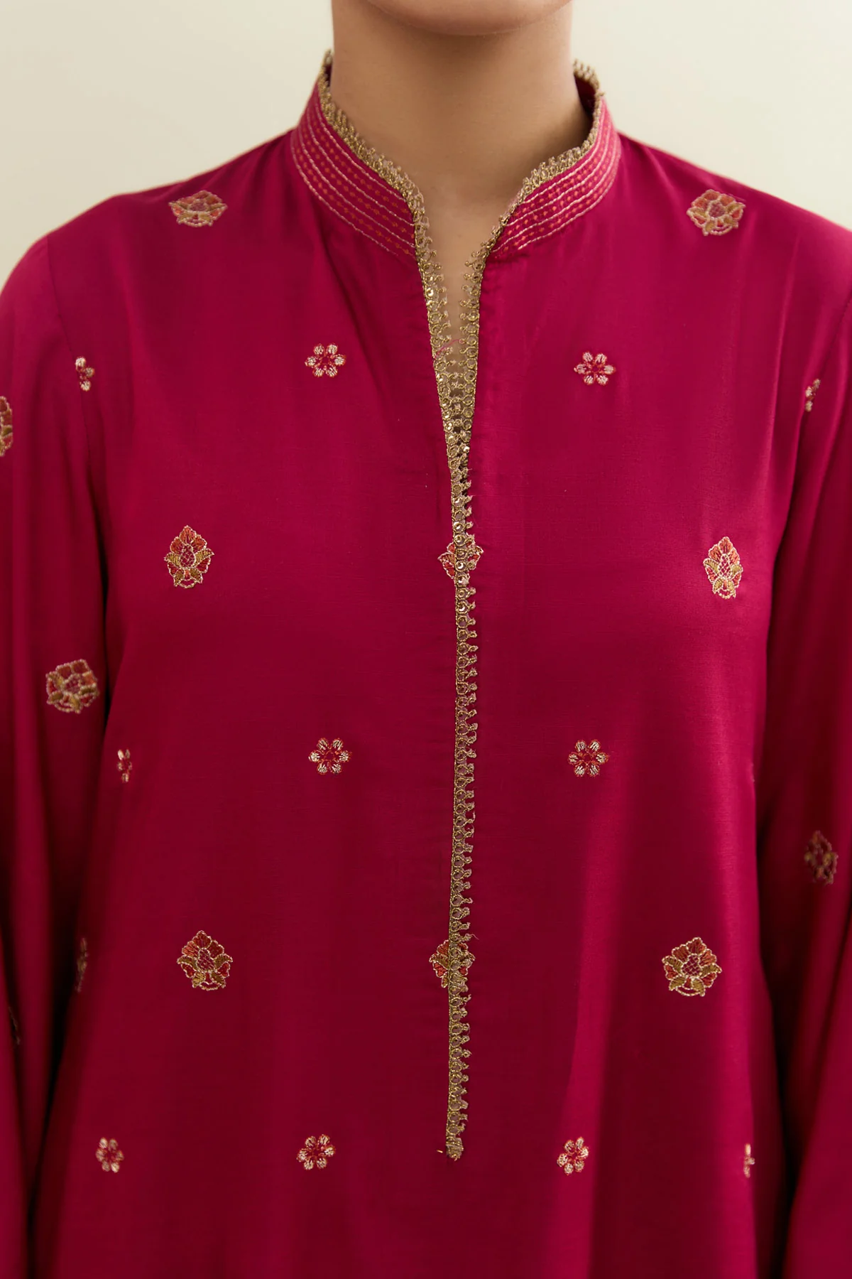 RAW SILK | EMBROIDERED