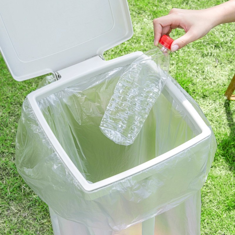 Outdoor Barbecue Garbage Bag Holder Picnic Camping Style Portable Removable Large-Capacity Garbage Bag Plastic Support Frame