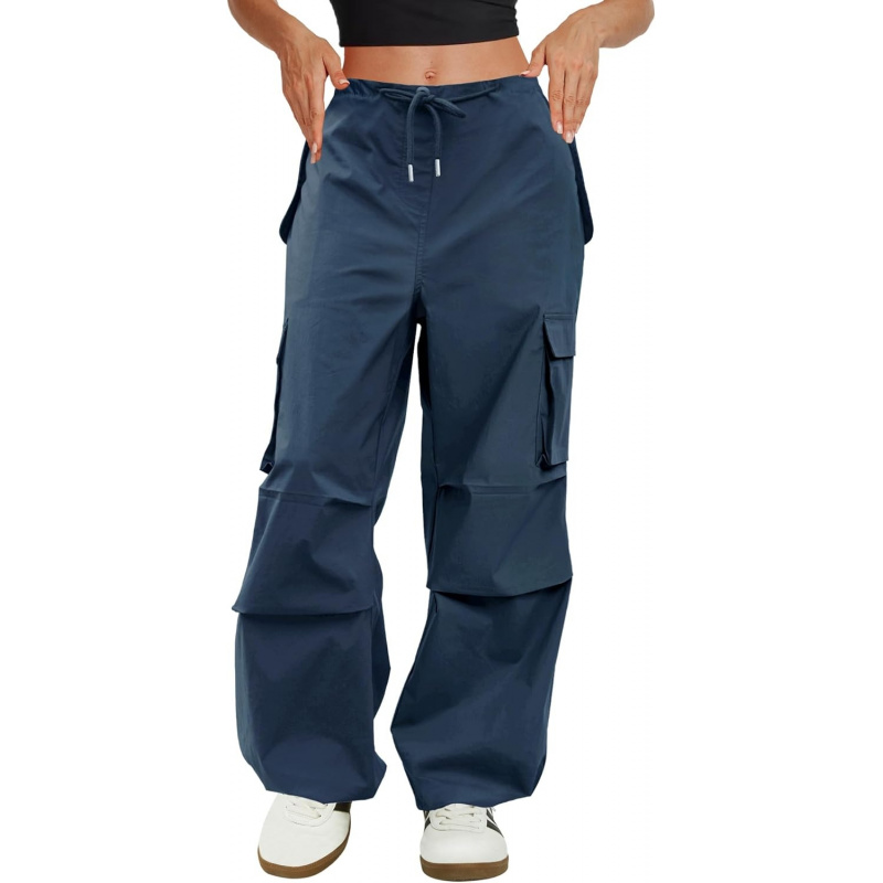 Women's Low Waisted Parachute Pants