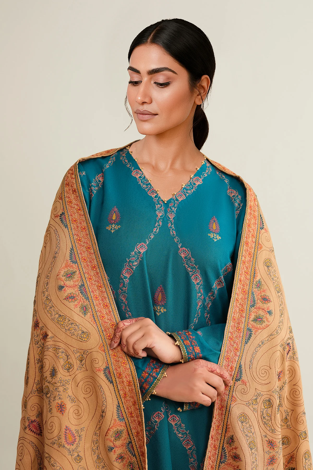VISCOSE KARANDI | EMBROIDERED