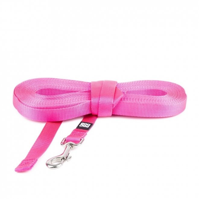 Pro Dog Nylon Treningsline rosa