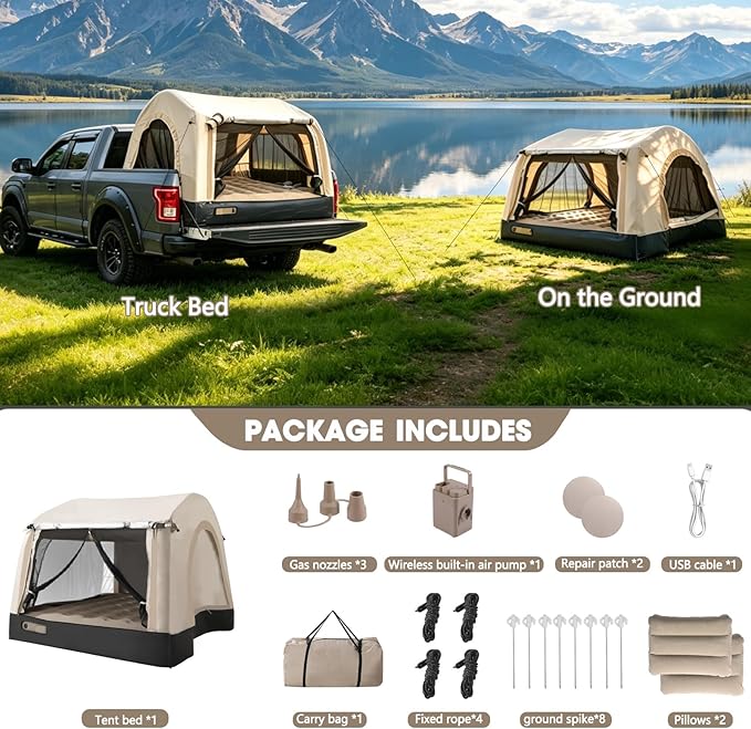 Inflatable Truck Bed Tent