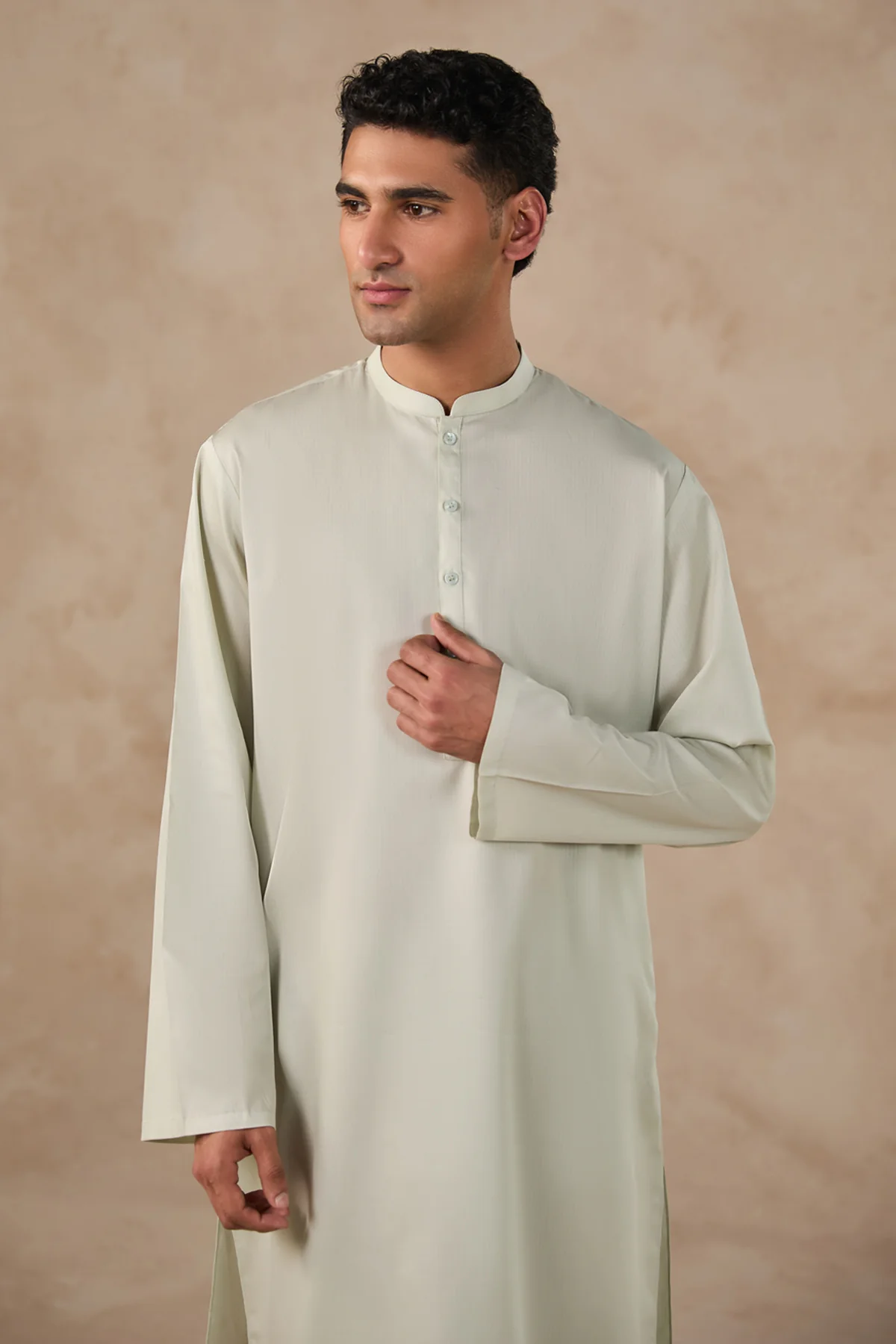 Awami Suit In Pima Cotton - SMS235126