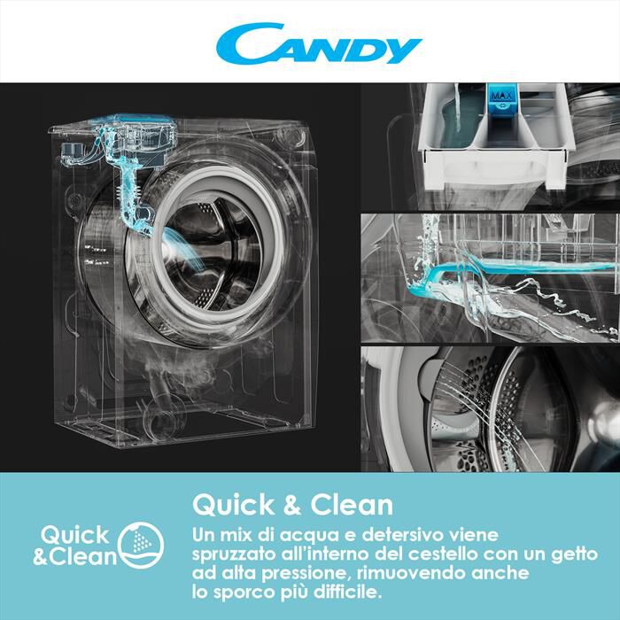 CANDY - Lavatrice RO 6106DWMC7/1-S 10 Kg Classe A-Bianco