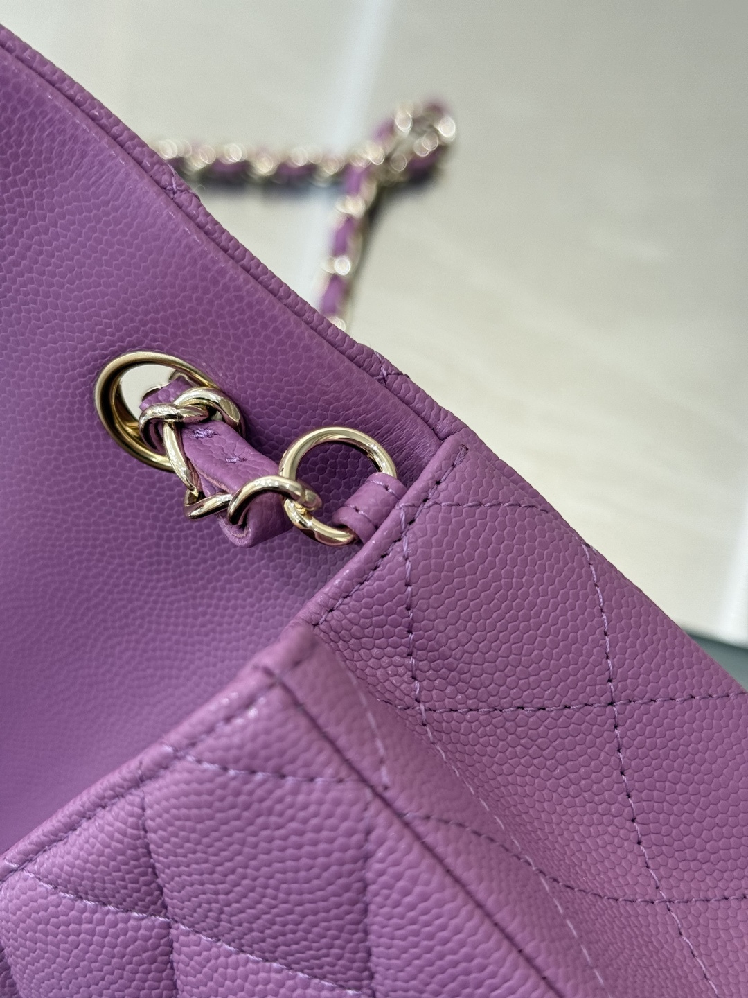 Mini Classic Flap Handbag（Purple） - Mocuir