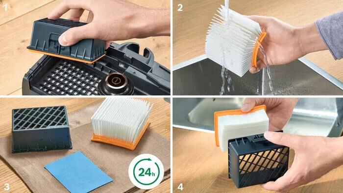 BOSCH - SERIE 4 ASPIRAPOLVERE CON SACCO PROHYGIENIC-Black,White