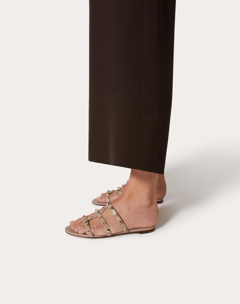ROCKSTUD FLAT SLIDE SANDAL