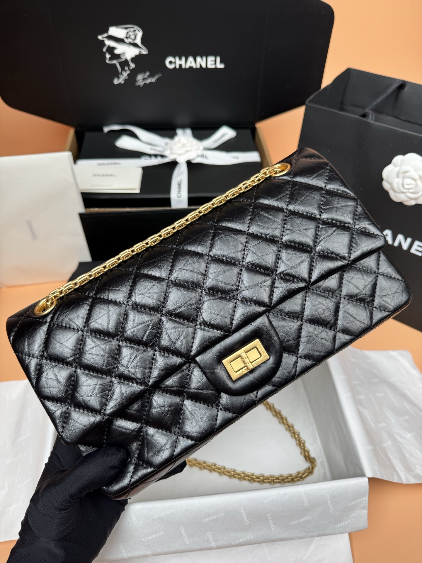 2.55 Reissue Handbag - Mocuir