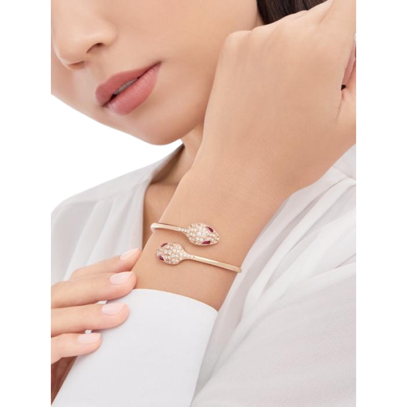 Serpenti Seduttori gilded snake bracelet