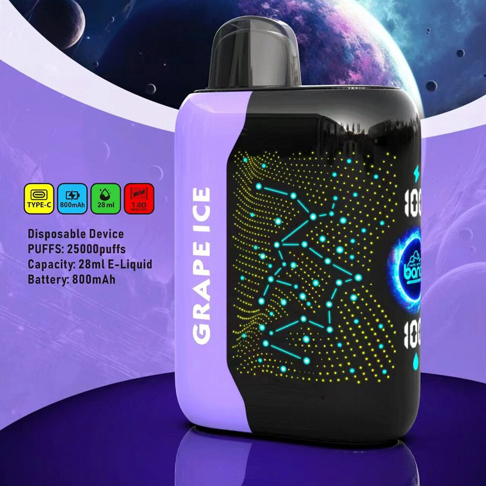 （3 pieces）Bang Starry 25000 25K Puffs Hottest LED Display Disposable Vape