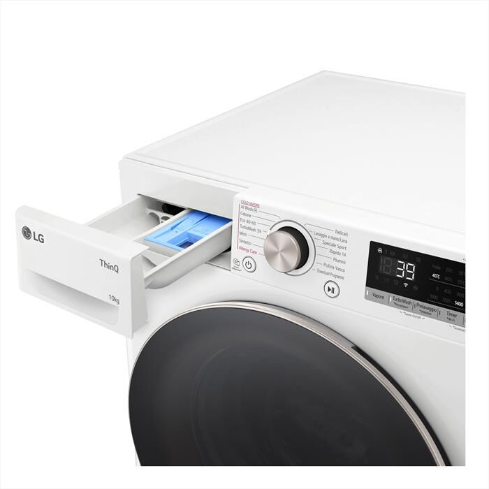 LG - Lavatrice AI DD R7 F4R7010TSWG 10kg Classe A-Bianco