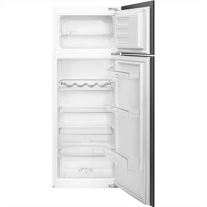SMEG - Frigorifero 2 porte D8140E Classe E 220 lt-Bianco
