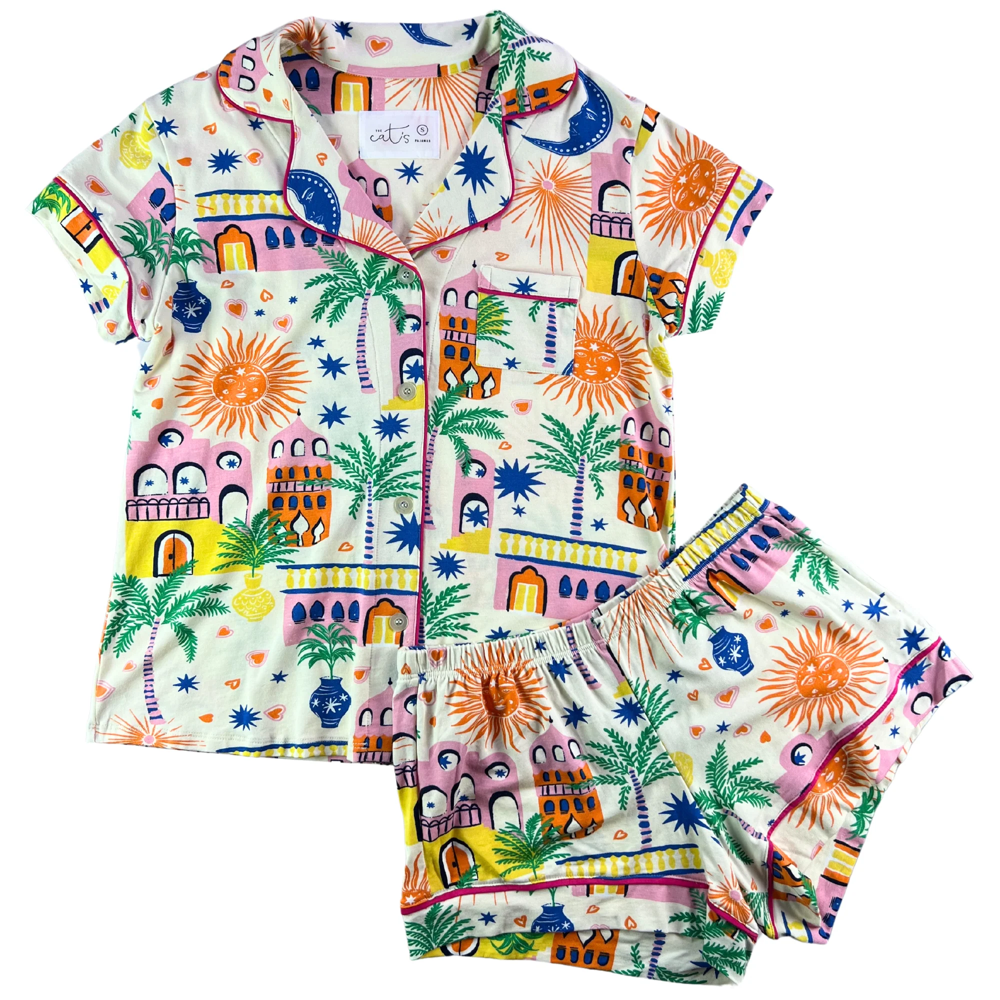 The Cat's Pajamas Pima Short Set