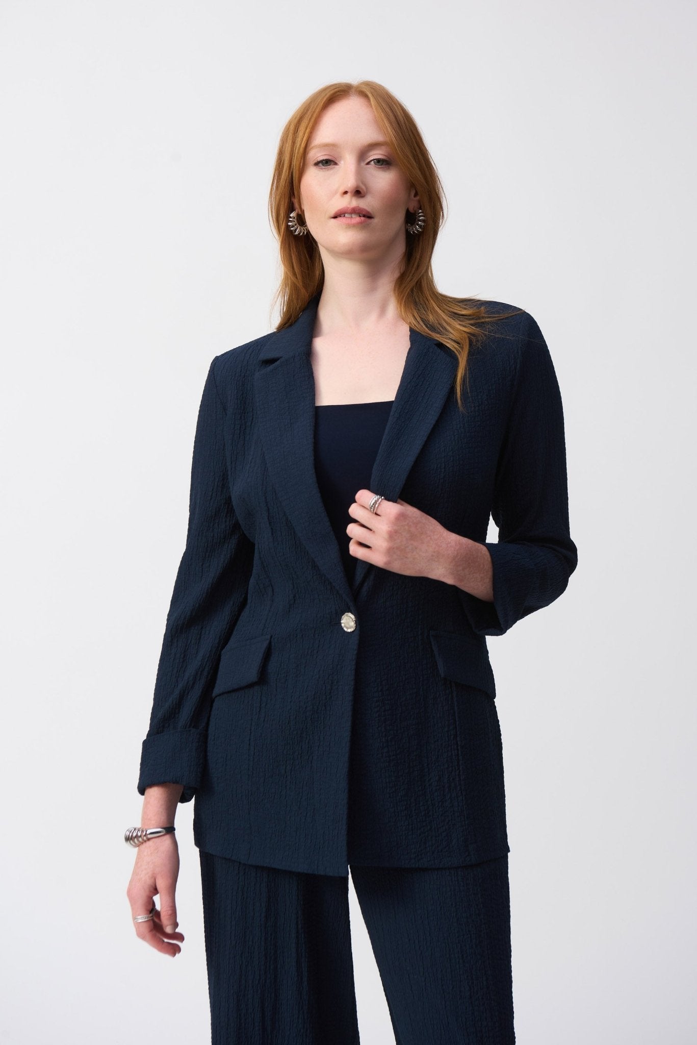 Wave Metallic Blazer