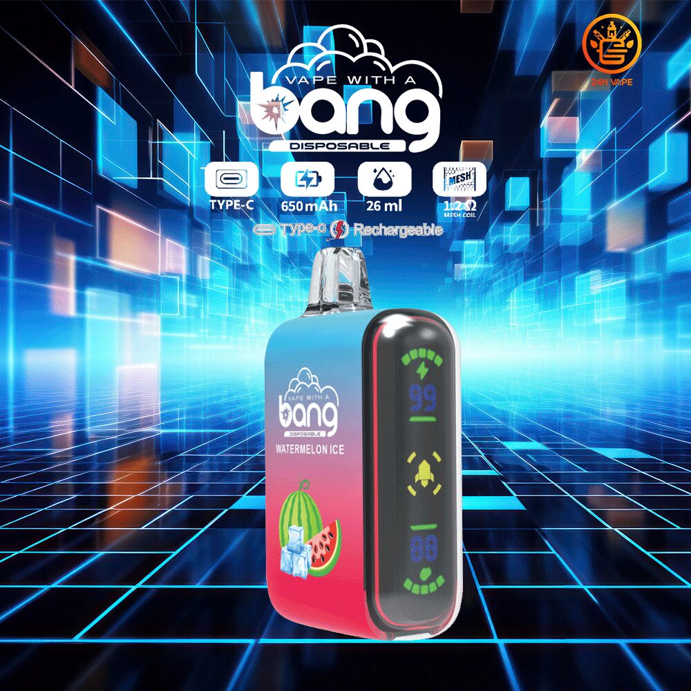 （3 pieces）Bang Rocket 18000 Puffs Dual Mesh Disposable Vape Electronic Cigarette Pod