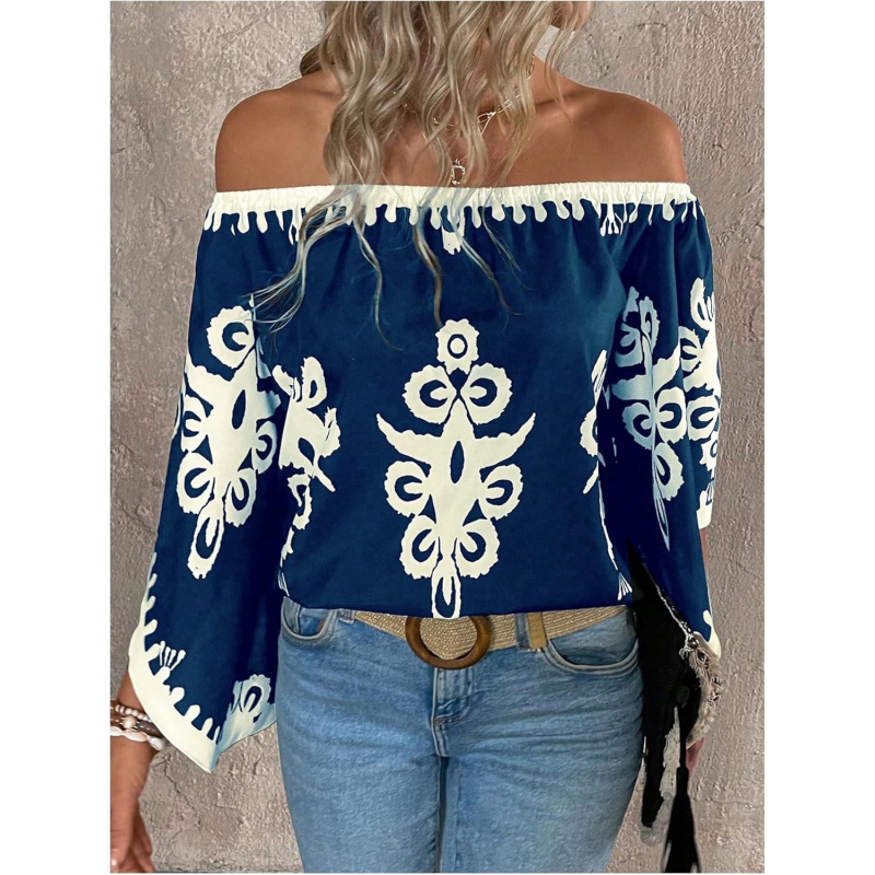 Women's Off The Shoulder Bell Long