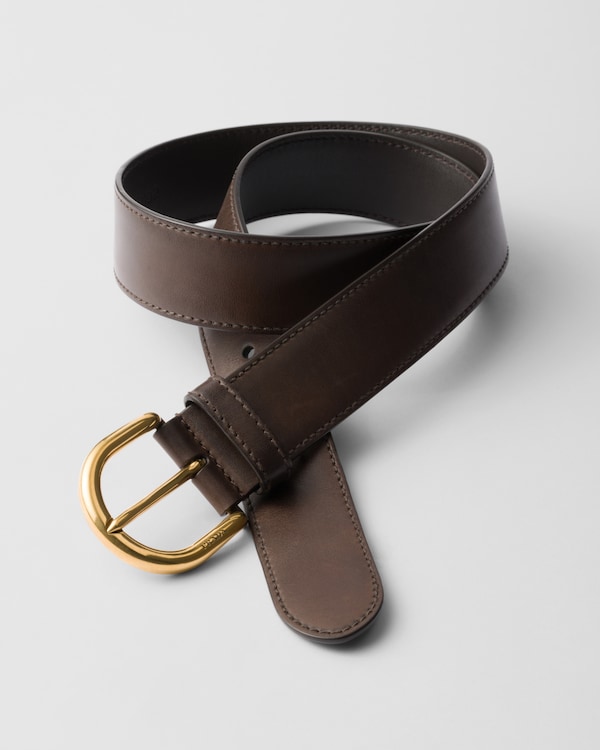 Leather belt