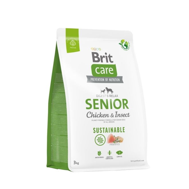 Brit Care Dog Sustainable Senior Chicken & Insect