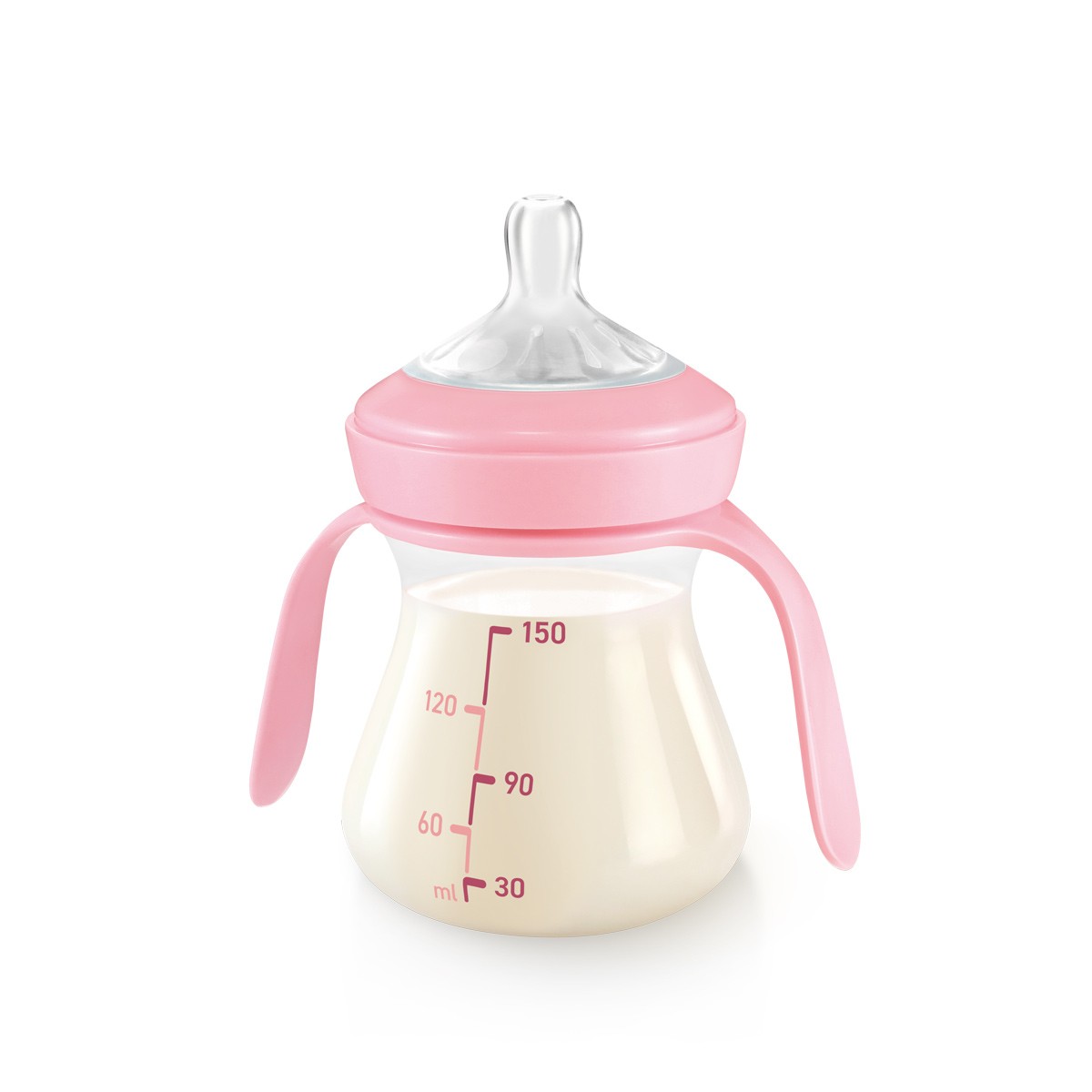 Láhev PAPU PAPI 150 ml, růžová