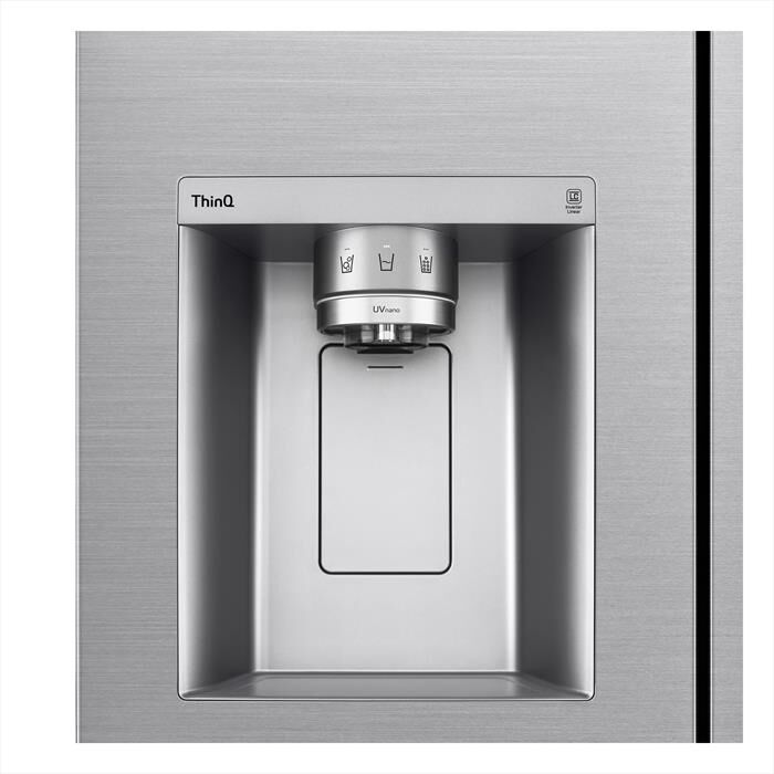 LG - Frigorifero side by side GSLV90PZAD Classe D 635lt-Acciaio inossidabile